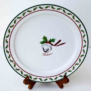 Hallmark Polar Express Believe Dinner Plate NEW